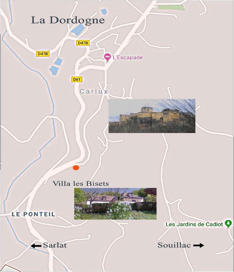 Villa Les Bisets 497 Rue De Fenelon Carlux Ngoại thất bức ảnh